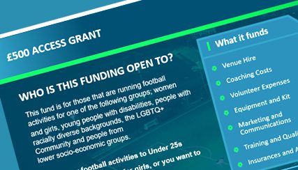 football club funding support image