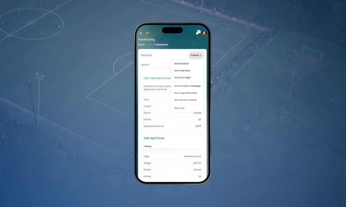 grassroots football club fundraising ideas