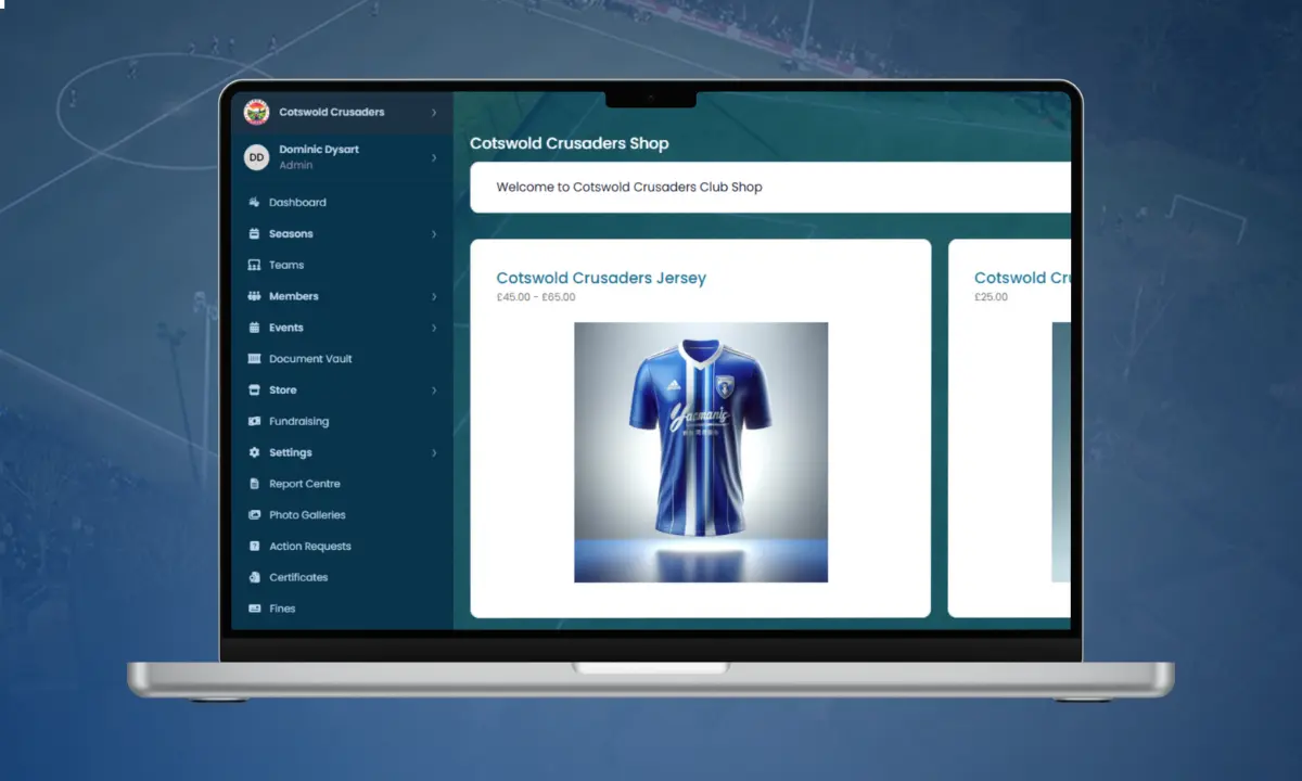 TeamFeePay Club Shop Feature