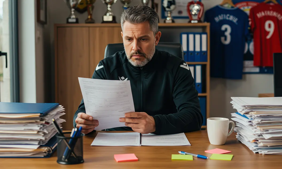 football club admin problems